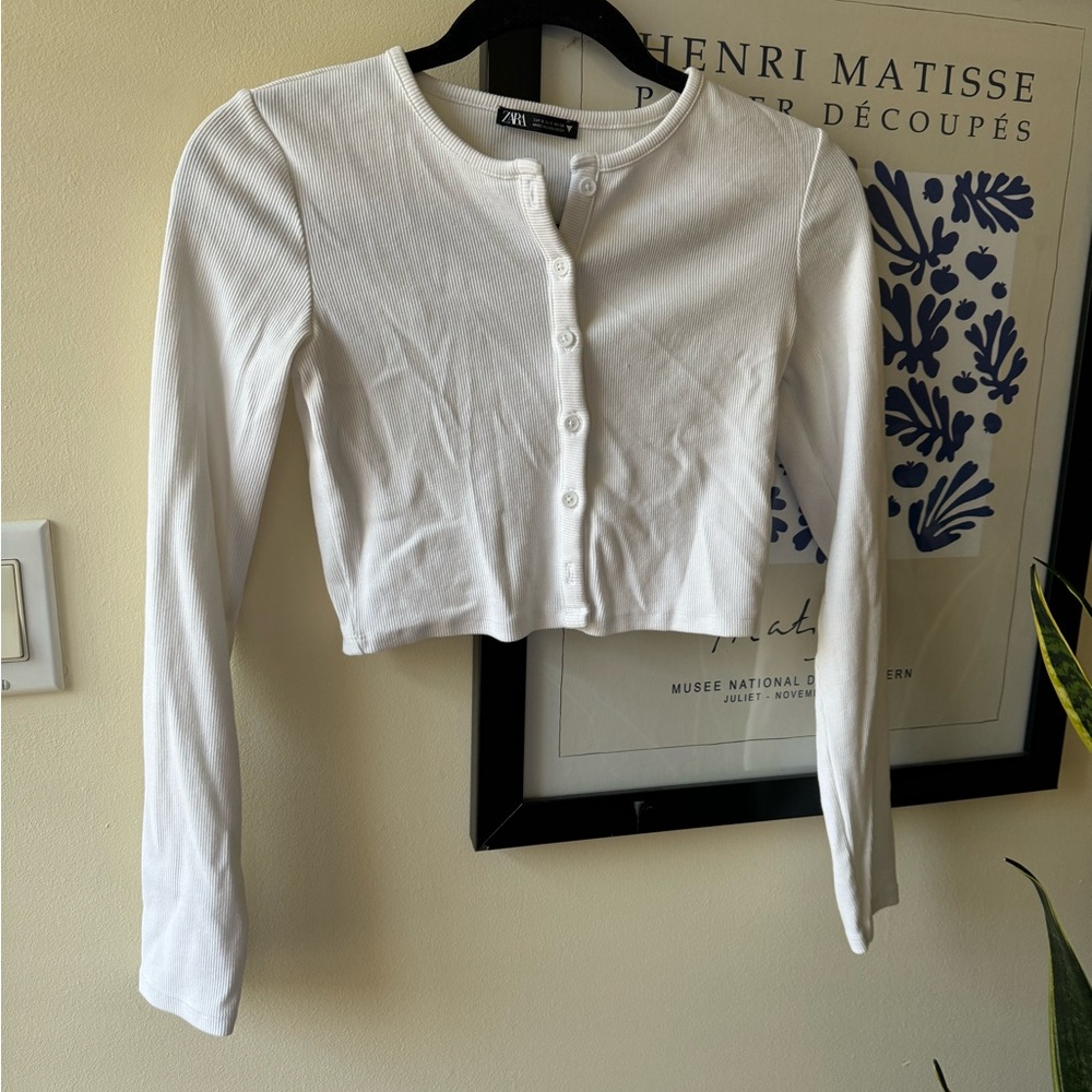 Two Pack - Black Button Cardigan + White Button C… - image 3